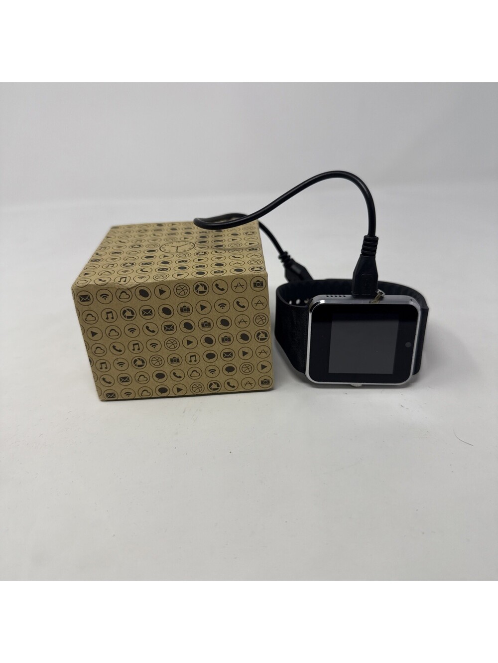 Black And Silver Smart Watch Needs New Battery For Parts